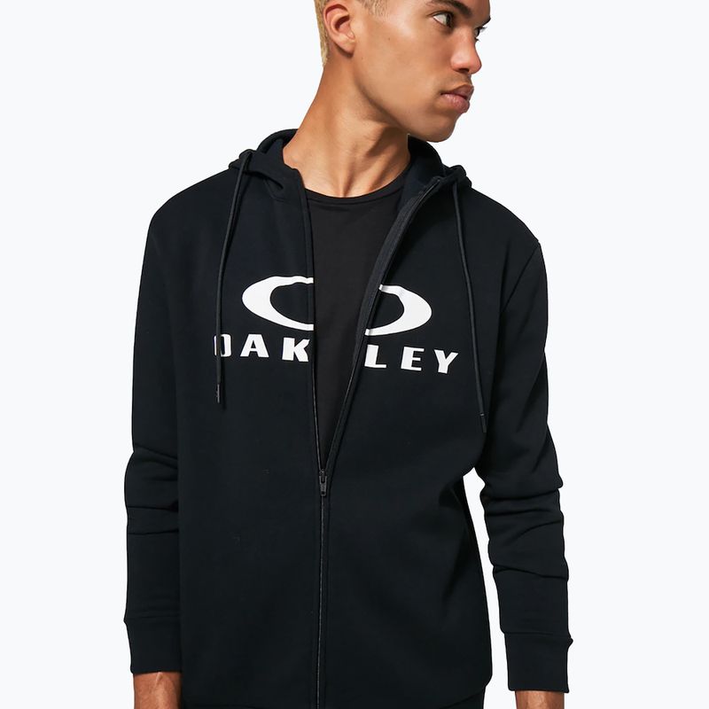 Мъжки потник Oakley Bark 2.0 Hoodie FZ black/white 5