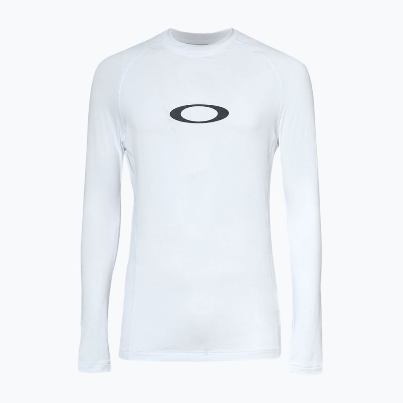 Oakley Ellipse Rashguard мъжка тениска за плуване бяла FOA403767100 2