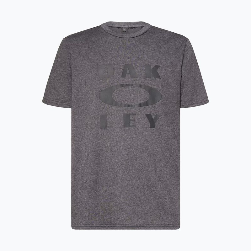 Мъжка тениска Oakley Bark Ellipse Tee тъмно сиво hthr/черно
