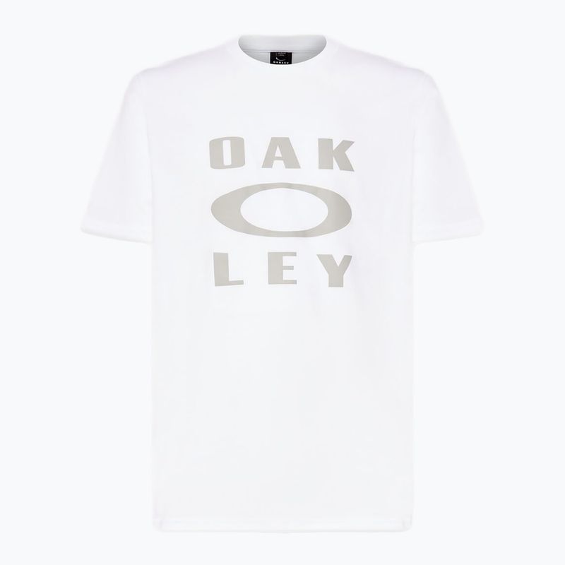 Мъжки потник Oakley Bark Ellipse Tee white