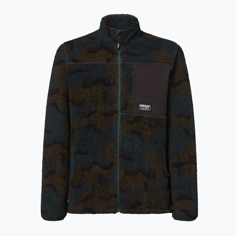 Oakley Mountain Fire Sherpa мъжки суитшърт за сноуборд зелен FOA403426 10