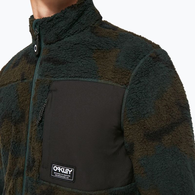 Oakley Mountain Fire Sherpa мъжки суитшърт за сноуборд зелен FOA403426 6