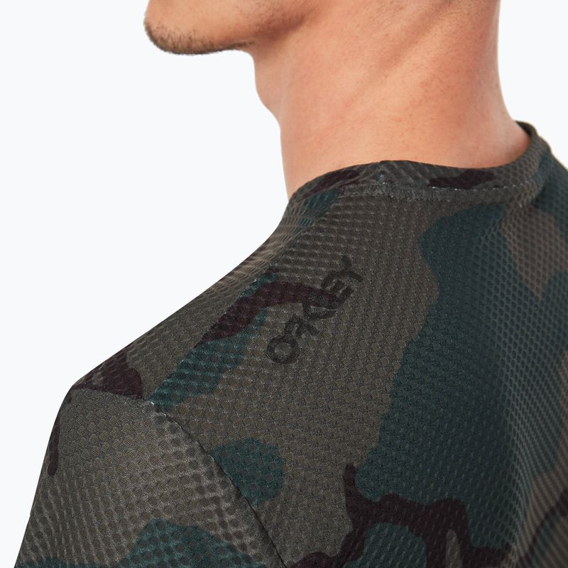Oakley Ride Free SS мъжко колоездачно трико зелено FOA403780 3