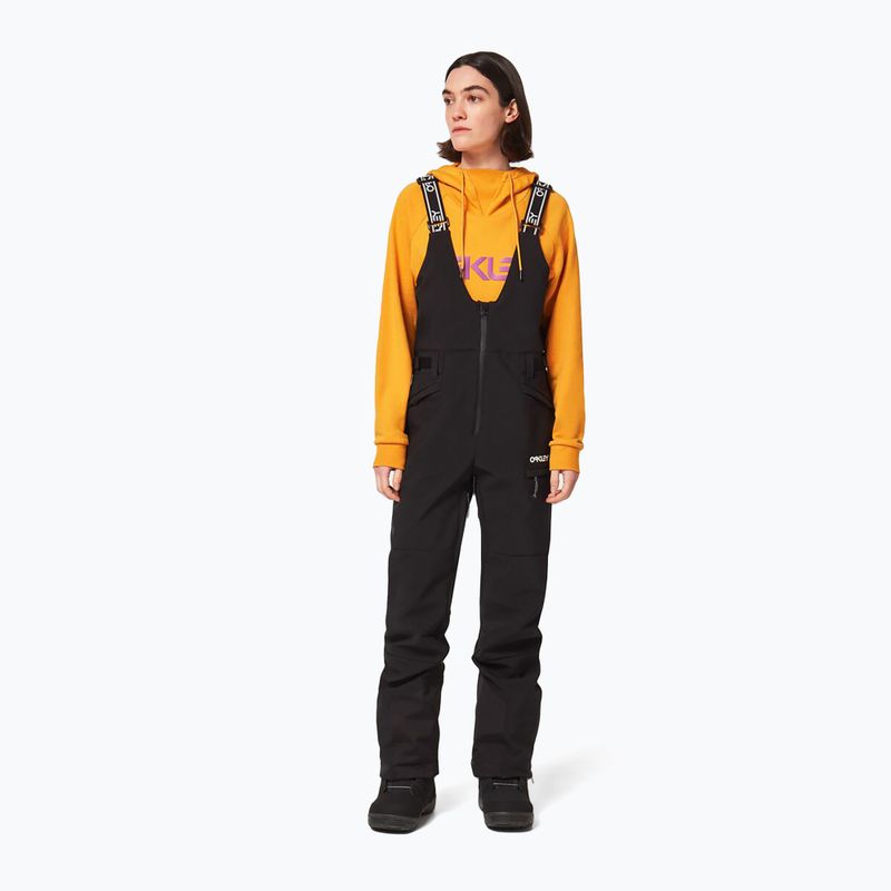 Дамски сноуборд панталони Oakley TC Dharma Softshell Bib Black FOA500279