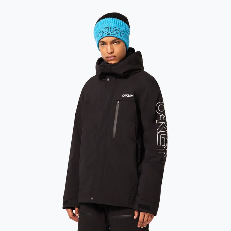 Мъжко сноубордно яке Oakley TNP TBT Insulated black/white logo
