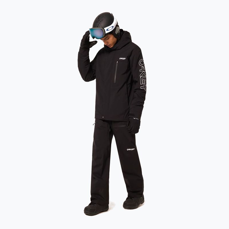 Мъжко сноубордно яке Oakley TNP TBT Insulated black/white logo 3