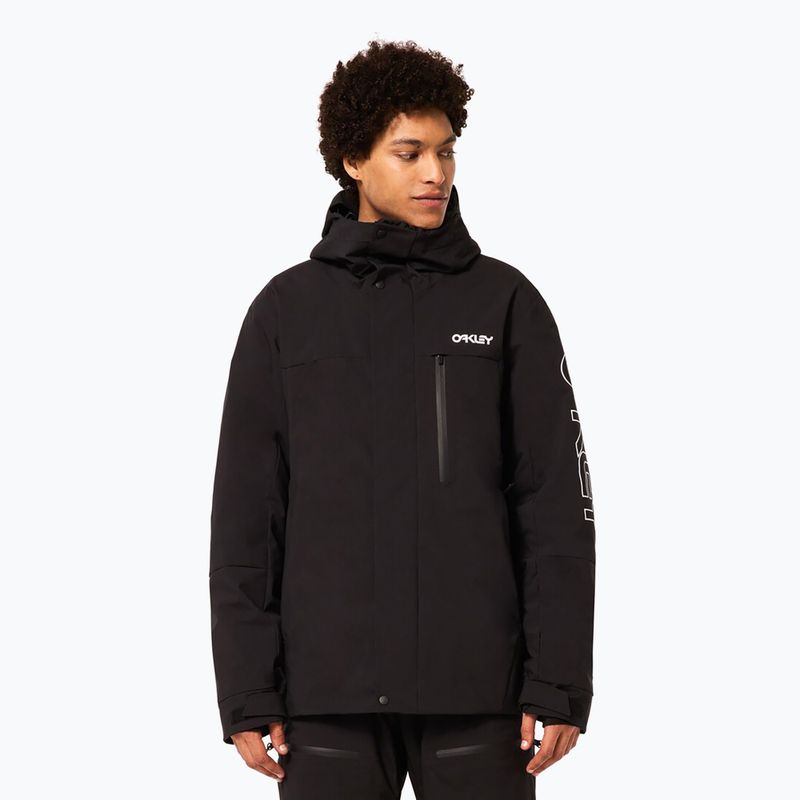 Мъжко яке за сноуборд Oakley TNP TBT Insulated black/white logo 4