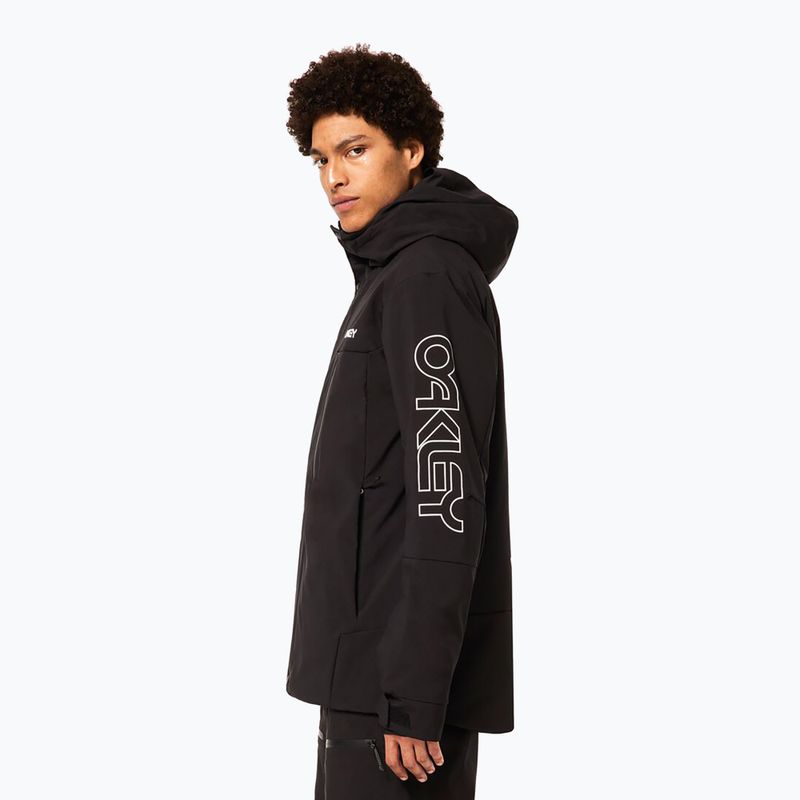 Мъжко сноубордно яке Oakley TNP TBT Insulated black/white logo 5