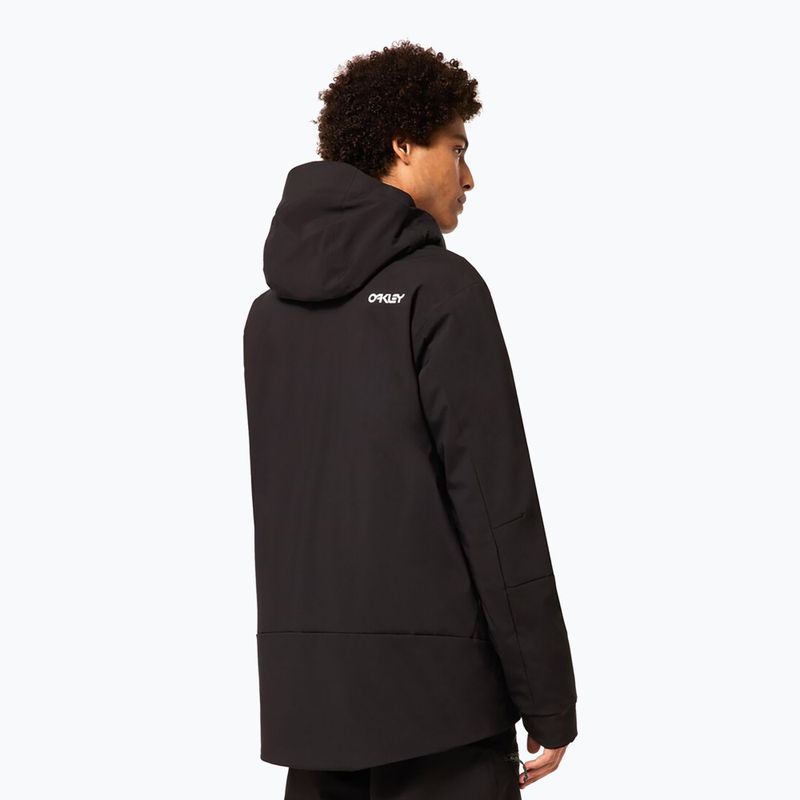 Мъжко яке за сноуборд Oakley TNP TBT Insulated black/white logo 6