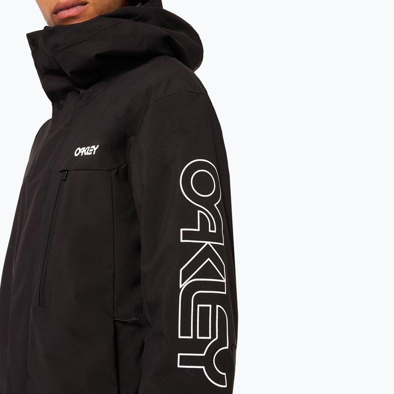 Мъжко сноубордно яке Oakley TNP TBT Insulated black/white logo 7