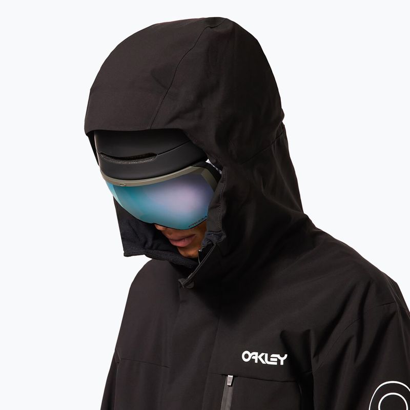 Мъжко яке за сноуборд Oakley TNP TBT Insulated black/white logo 12