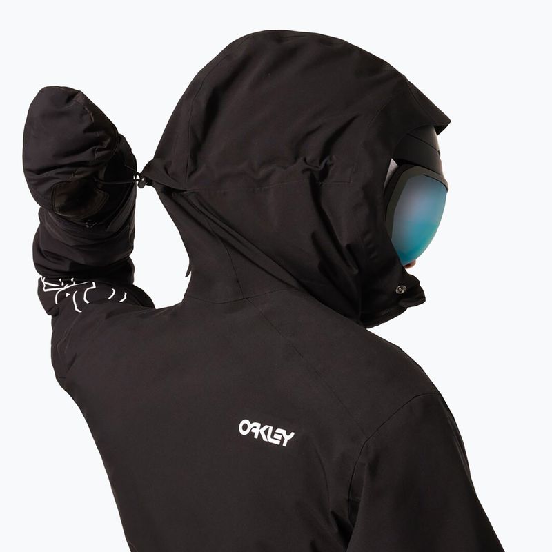 Мъжко яке за сноуборд Oakley TNP TBT Insulated black/white logo 13