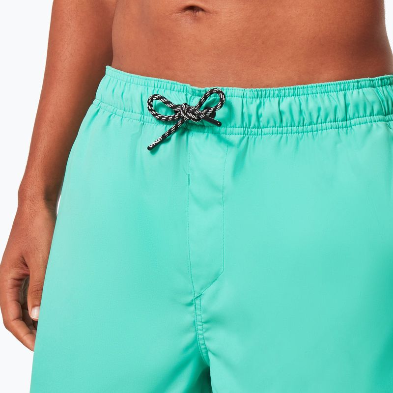 Oakley Beach Volley 16" зелени мъжки къси панталони за плуване FOA4043107GR 8