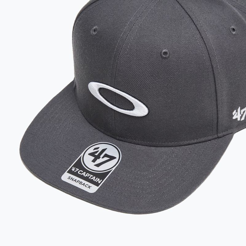 Мъжка бейзболна шапка Oakley 47 B1B Ellipse uniform grey 3