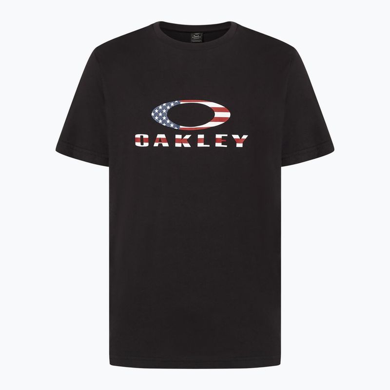 Мъжка тениска Oakley O Bark 2.0 black/american flag 6