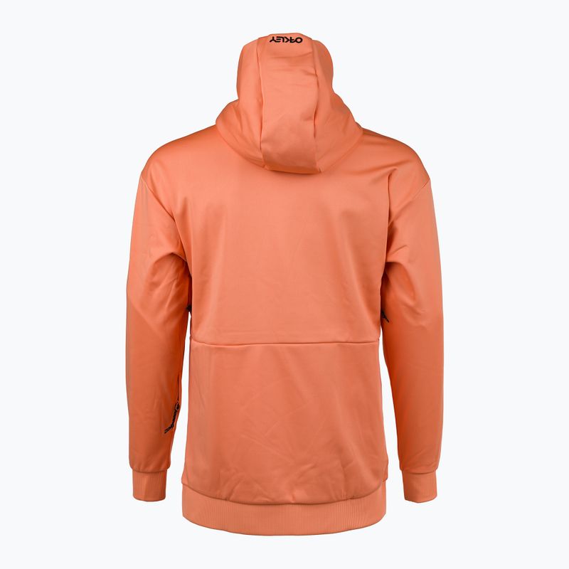 Мъжка тениска с качулка Oakley Park RC Softshell Hoodie soft orange 2