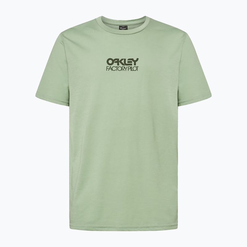 Мъжка тениска за колоездене Oakley Factory Pilot Ss Tee green FOA404507