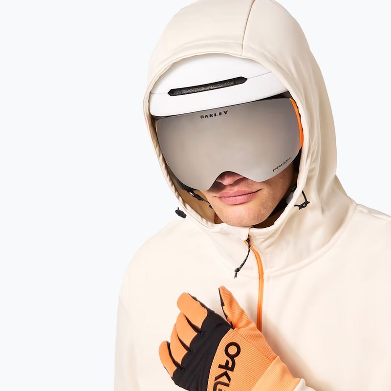 Мъжка софтшел качулка Oakley TNP Nose Grab arctic white/soft orange 11