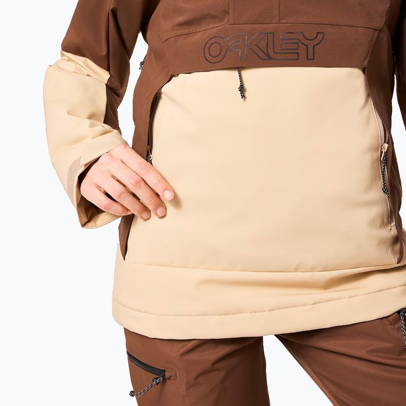 Дамско яке за сноуборд Oakley WMNS TNP TBT Isulated Anorak hummus/carafe 8