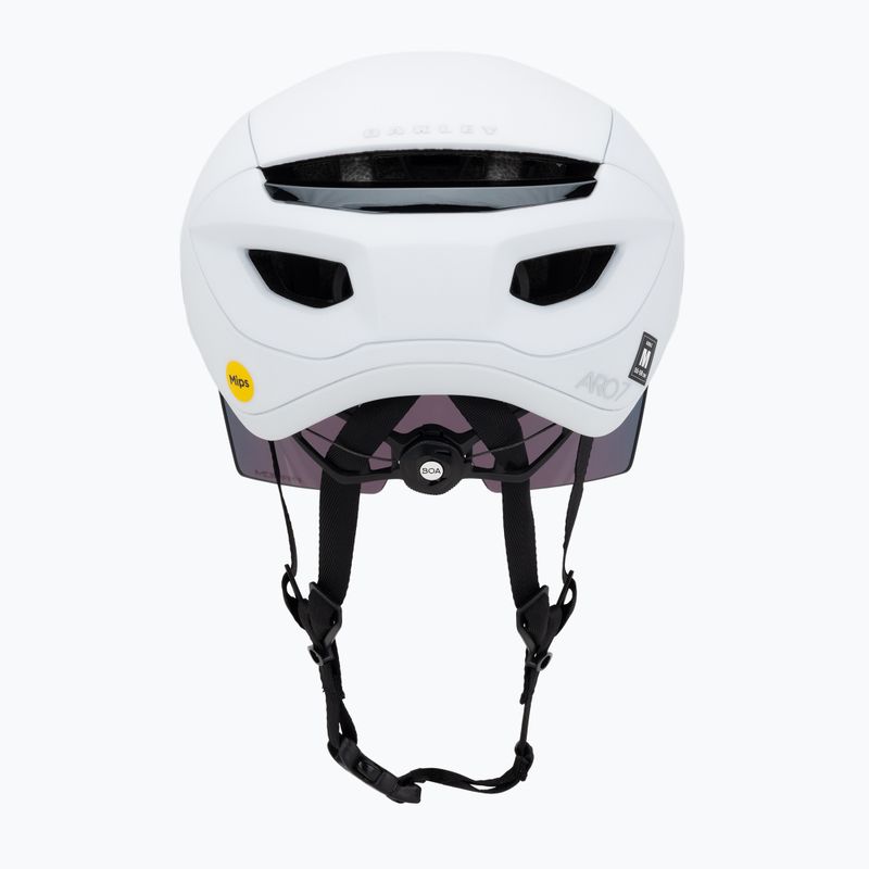 Каска за шосеен велосипед Oakley Aro7 Road матово бяло/призма 4