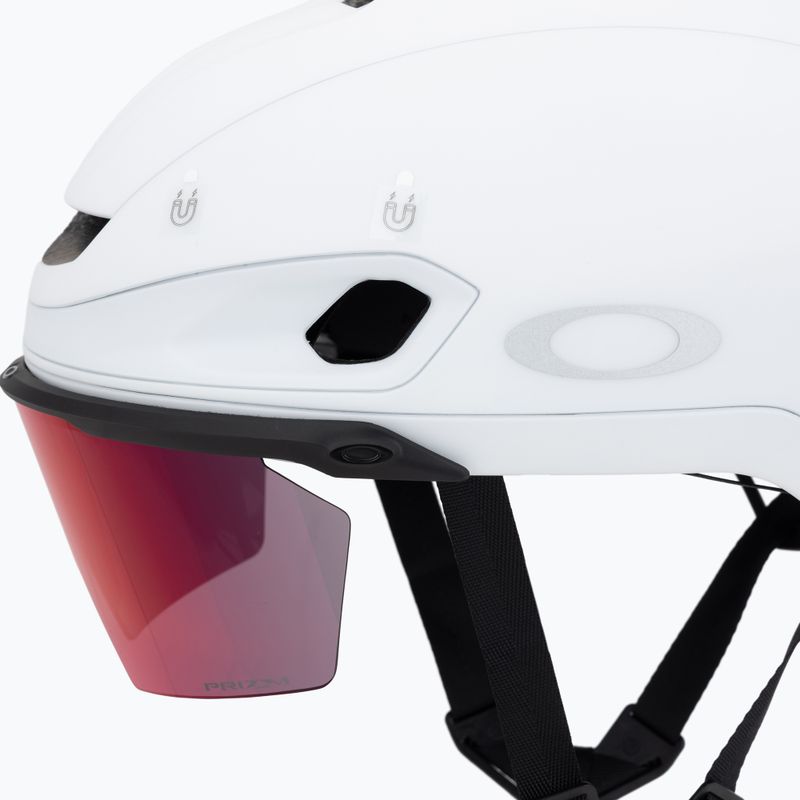 Каска за шосеен велосипед Oakley Aro7 Road матово бяло/призма 7