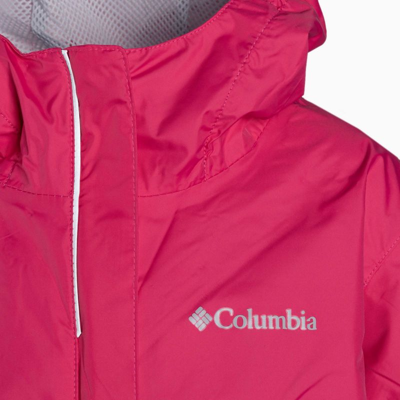 Детско дъждобранно яке Columbia Arcadia cactus pink 4