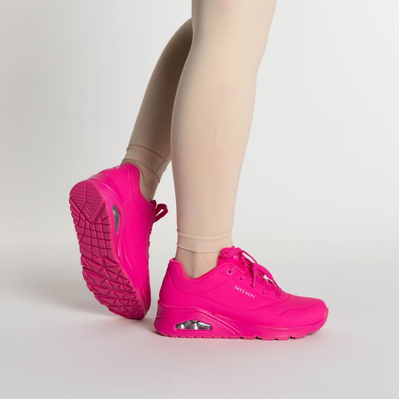 SKECHERS дамски обувки Uno Night Shades hot pink 2