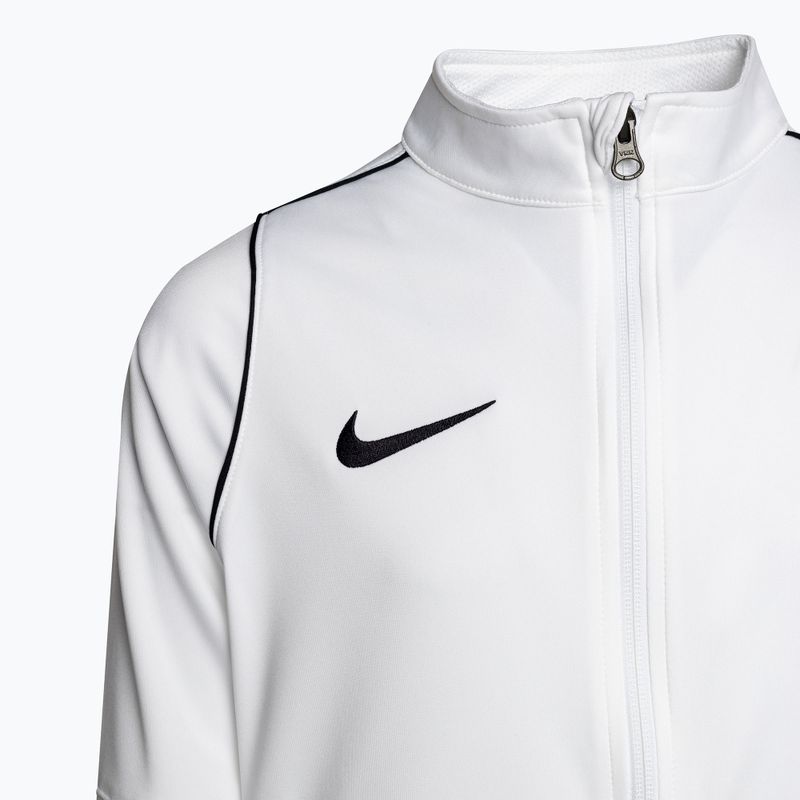 Nike Dri-FIT Park 20 Knit Track детски футболен суитшърт бял/черен/черен 3