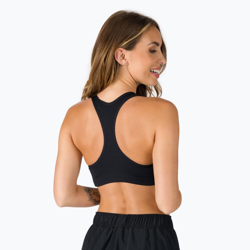 Nike Dri-FIT Swoosh фитнес сутиен черен BV3630-010 3