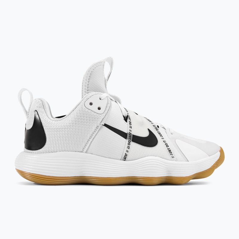 Nike React Hyperset обувки за волейбол бяло/черно/гума светлокафяво 4