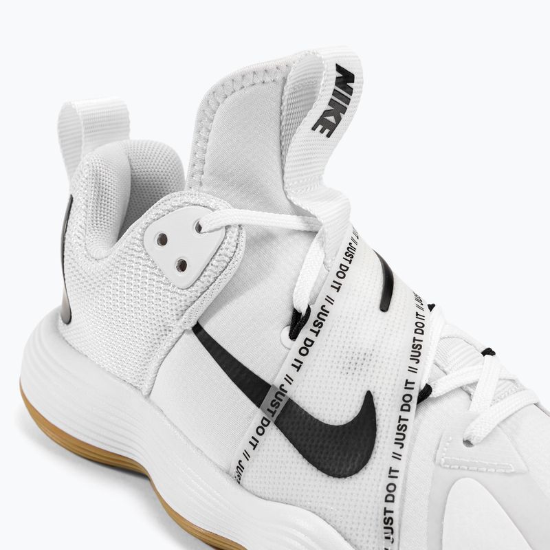 Nike React Hyperset обувки за волейбол бяло/черно/гума светлокафяво 11