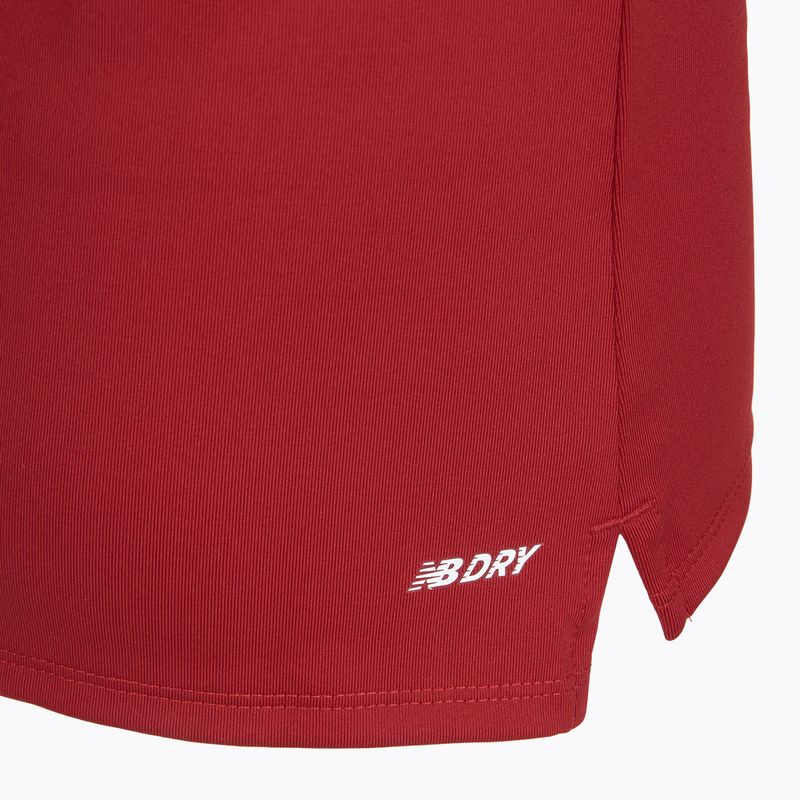 Детски футболен суитшърт New Balance Training 1/4 Zip Плетено бордо NBEJT9035 5