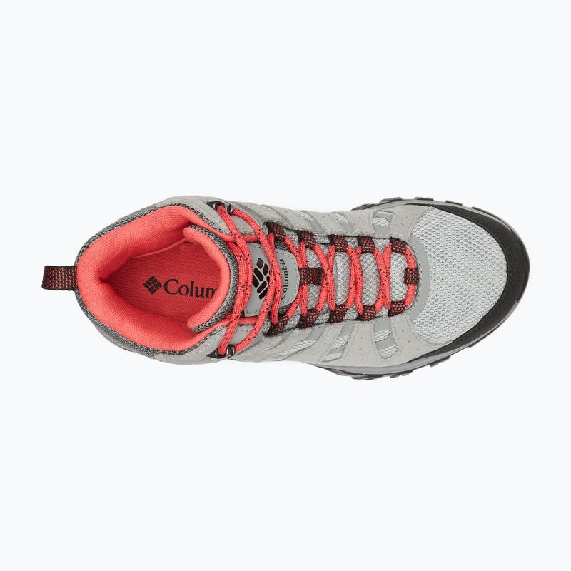 Дамски ботуши за трекинг Columbia Redmond III Mid Wp steam/red coral 16