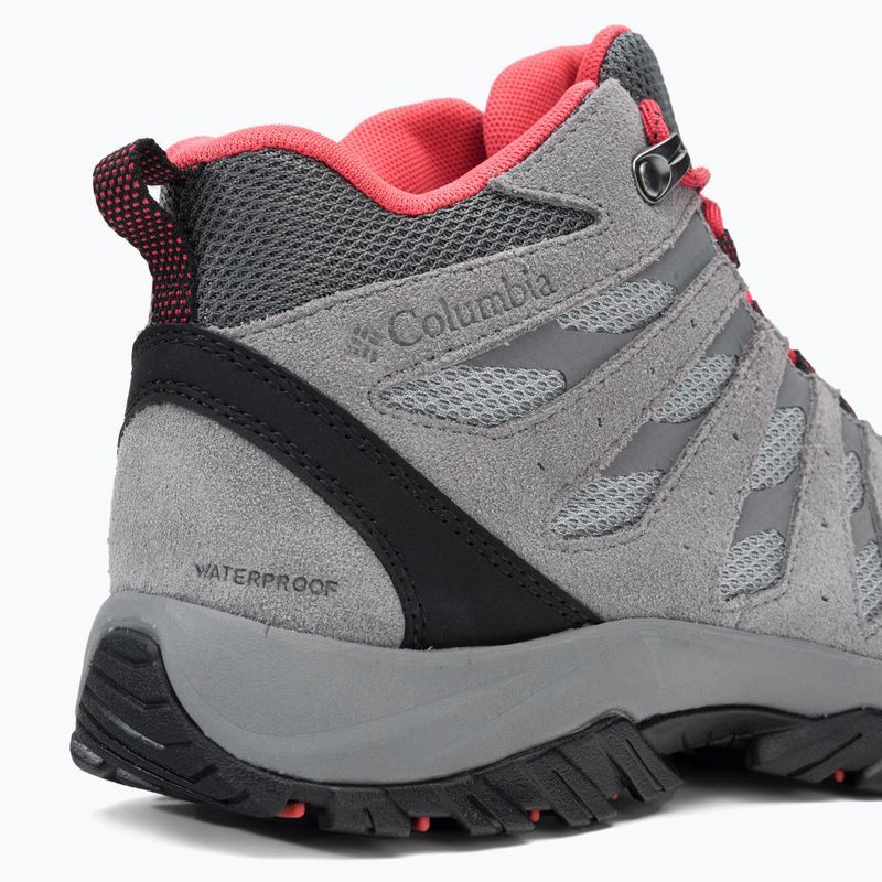 Дамски ботуши за трекинг Columbia Redmond III Mid Wp steam/red coral 8