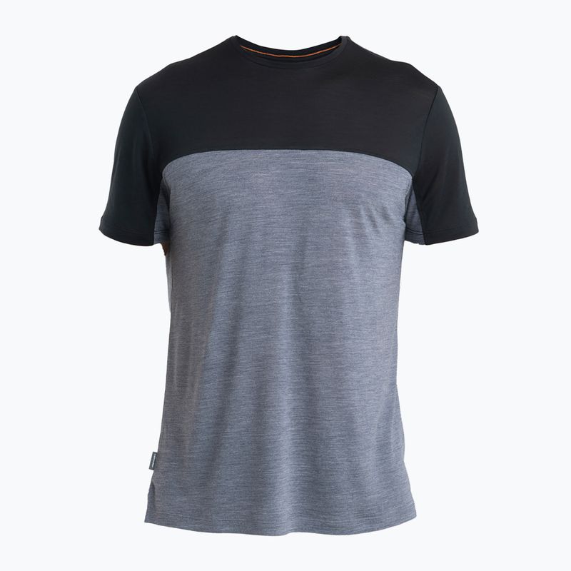 Мъжка тениска за трекинг Icebreaker Merino Cool-Lite Sphere III SS Tee Colour Block graphite hthr 7