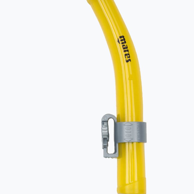 Mares Gator Dry жълт шнорхел 411522 3