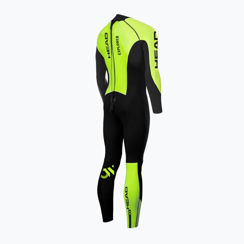 HEAD Head Ow Explorer FS 3.2.2 BKLM мъжки костюм за триатлон черен/жълт 2