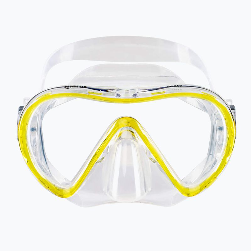 Маска за шнорхелинг Mares Vento yellow/clear 2