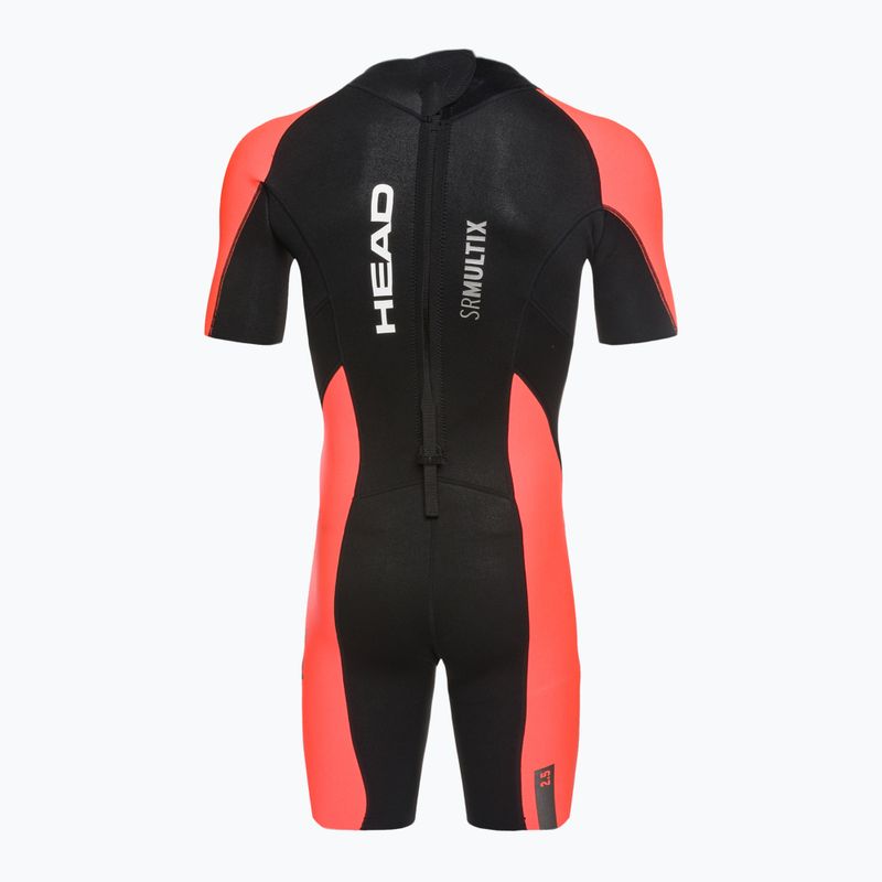 HEAD SwimRun Multi Shorty 2.5 черен/оранжев мъжки костюм за триатлон 3