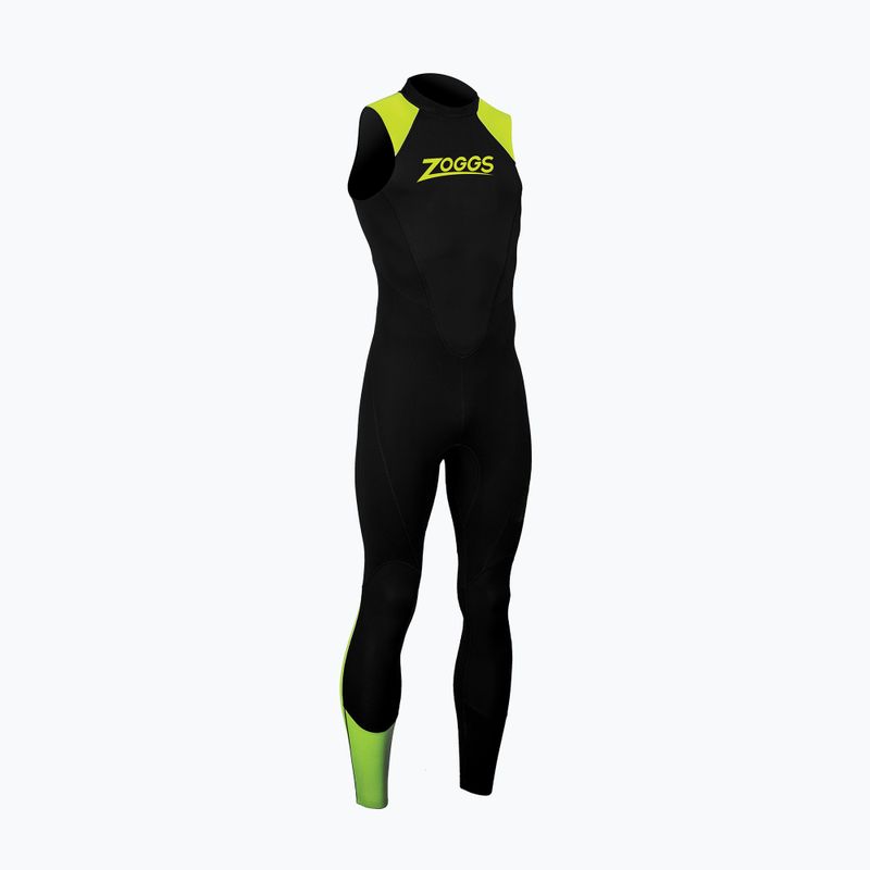 Мъжки неопренов костюм за плуване Zoggs OW Explorer LJ 3.2.2 mm black/lime