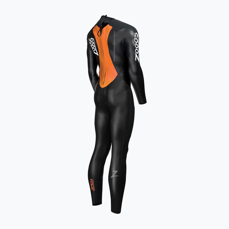 Плувна пяна за жени Zoggs Ow Shell Fs 3.2.2 mm black/orange 2