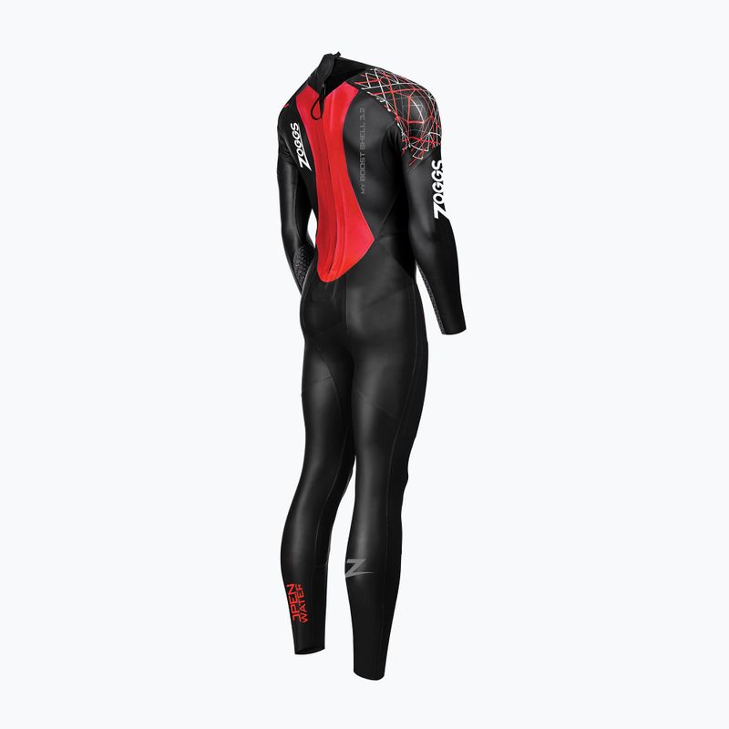 Плувна пяна за жени Zoggs Ow Myboost Shell Fs 3.2 mm black/red 2