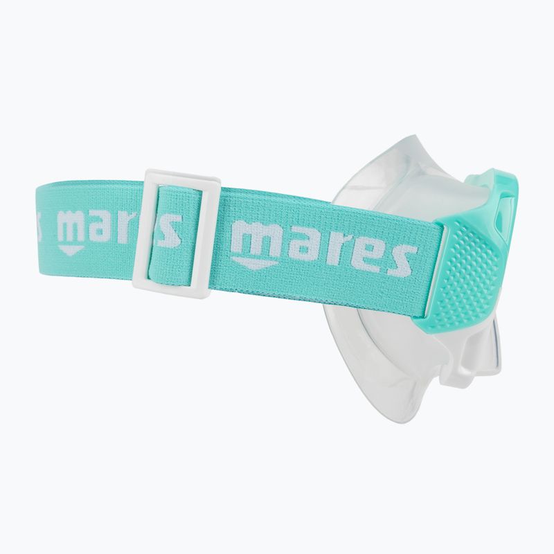 Маска за шнорхел Mares Keewee прозрачно синя 411075 3