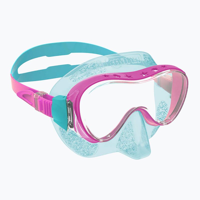 Детска маска за гмуркане Mares Brave Junior Tt pink / aqua