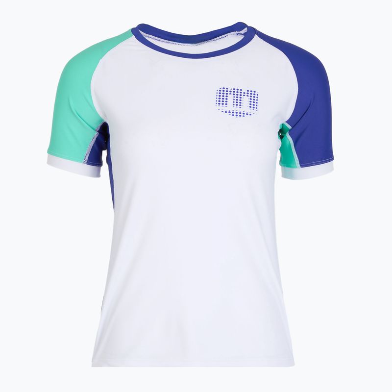 Дамска тениска за плуване Mares Rashguard Shield white 3