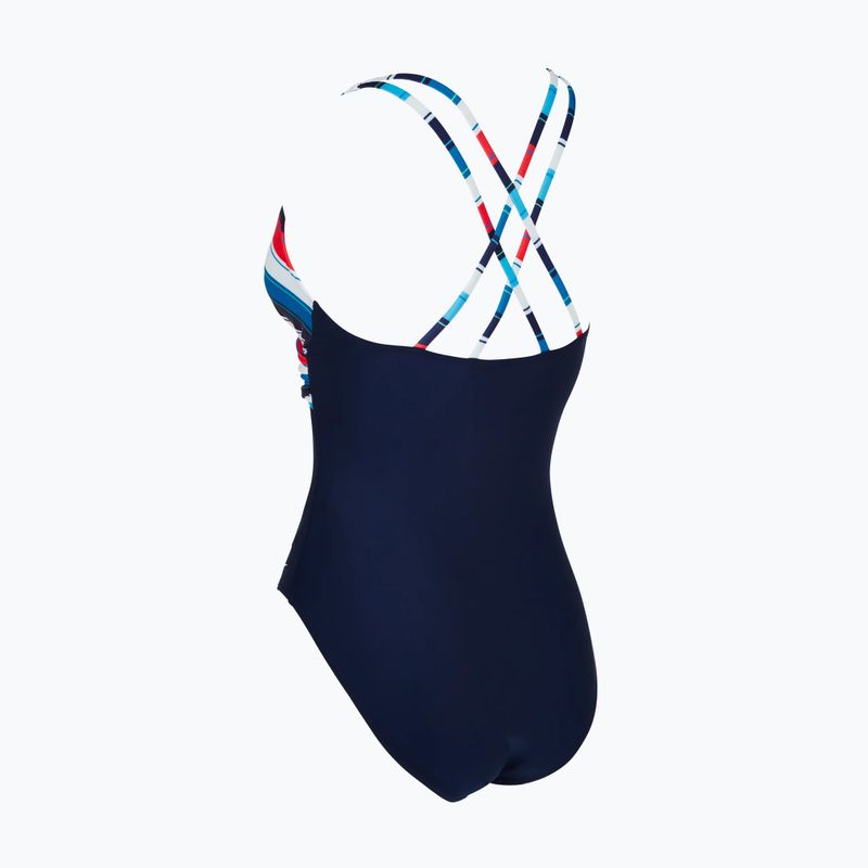 Дамски бански костюм от една част Zoggs Seamarine Panel Crossback 2