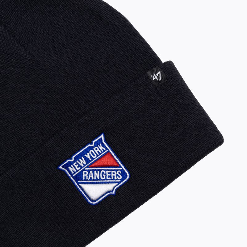 Зимна шапка 47 Brand NHL New York Rangers Haymaker navy 3