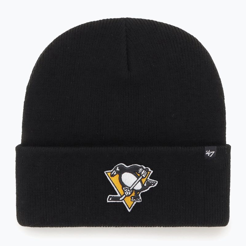 Зимна шапка 47 Brand NHL Pittsburgh Penguins Haymaker black