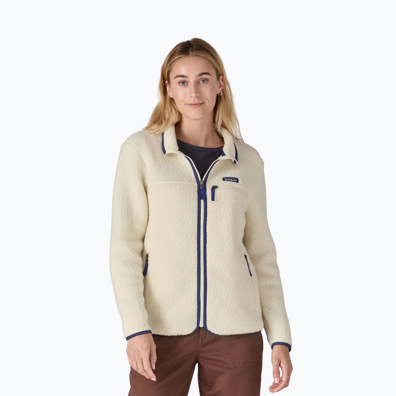 Дамски суитшърт за трекинг Patagonia Retro Pile permafrost natural