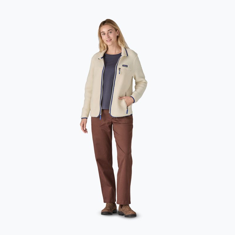 Дамски суитшърт за трекинг Patagonia Retro Pile permafrost natural 2